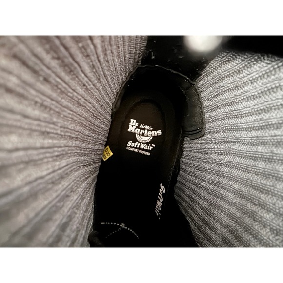 Dr. Martens Corran Chelsea Boots Grey Suede Square Toe Platform US Women 8 - Picture 9 of 9